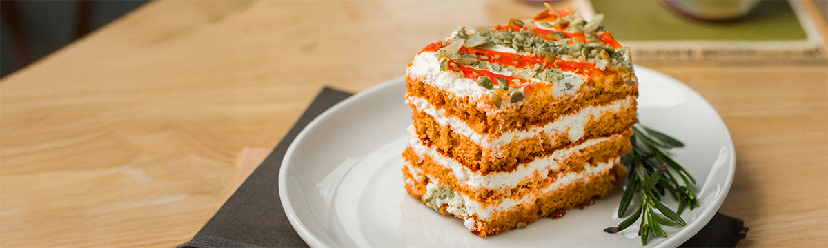 carrot cake slice by special cakes